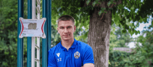 Dardan Morina after signing for NK Lokomotiva Zagreb